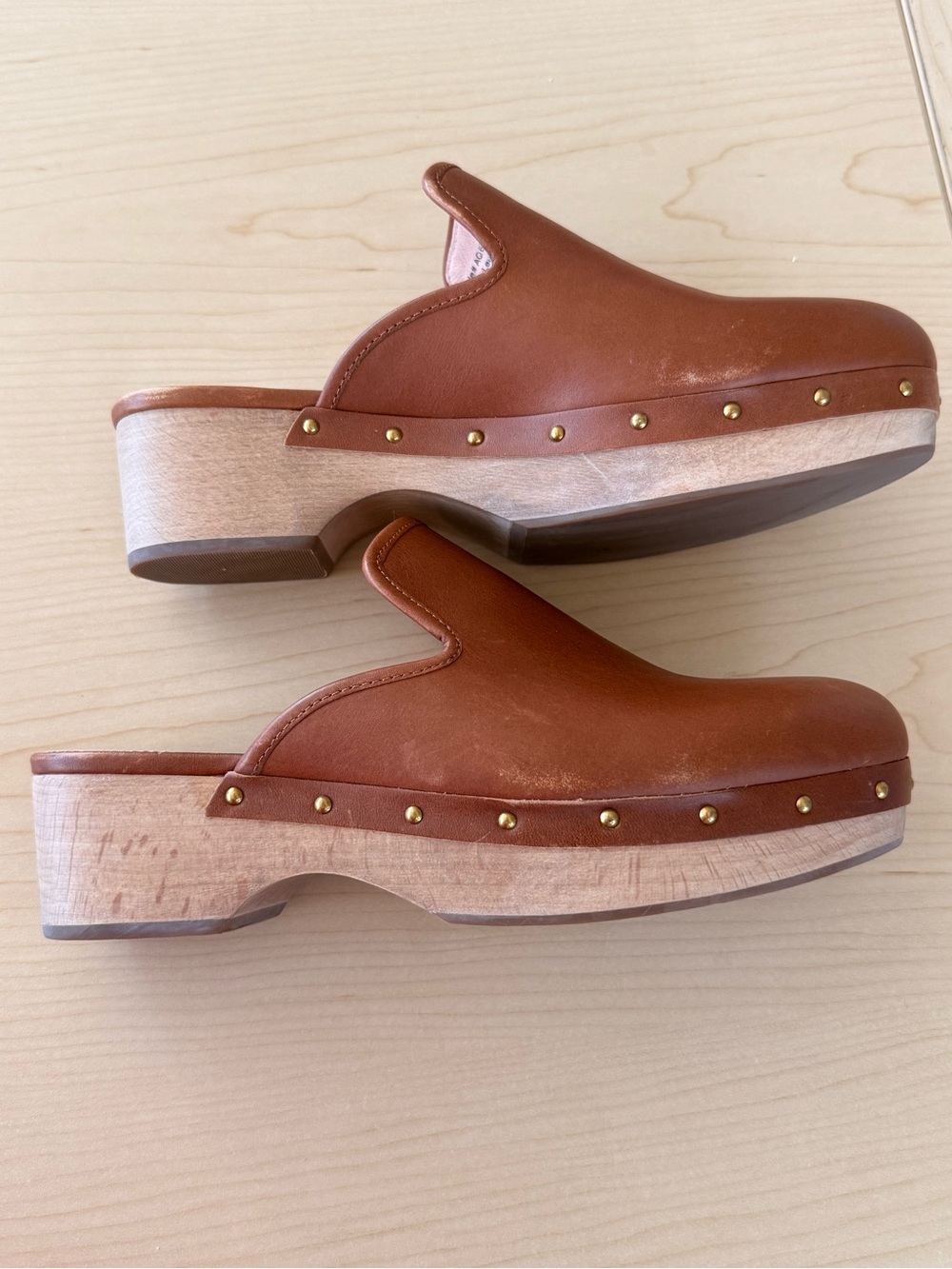 J. Crew Leather Clogs